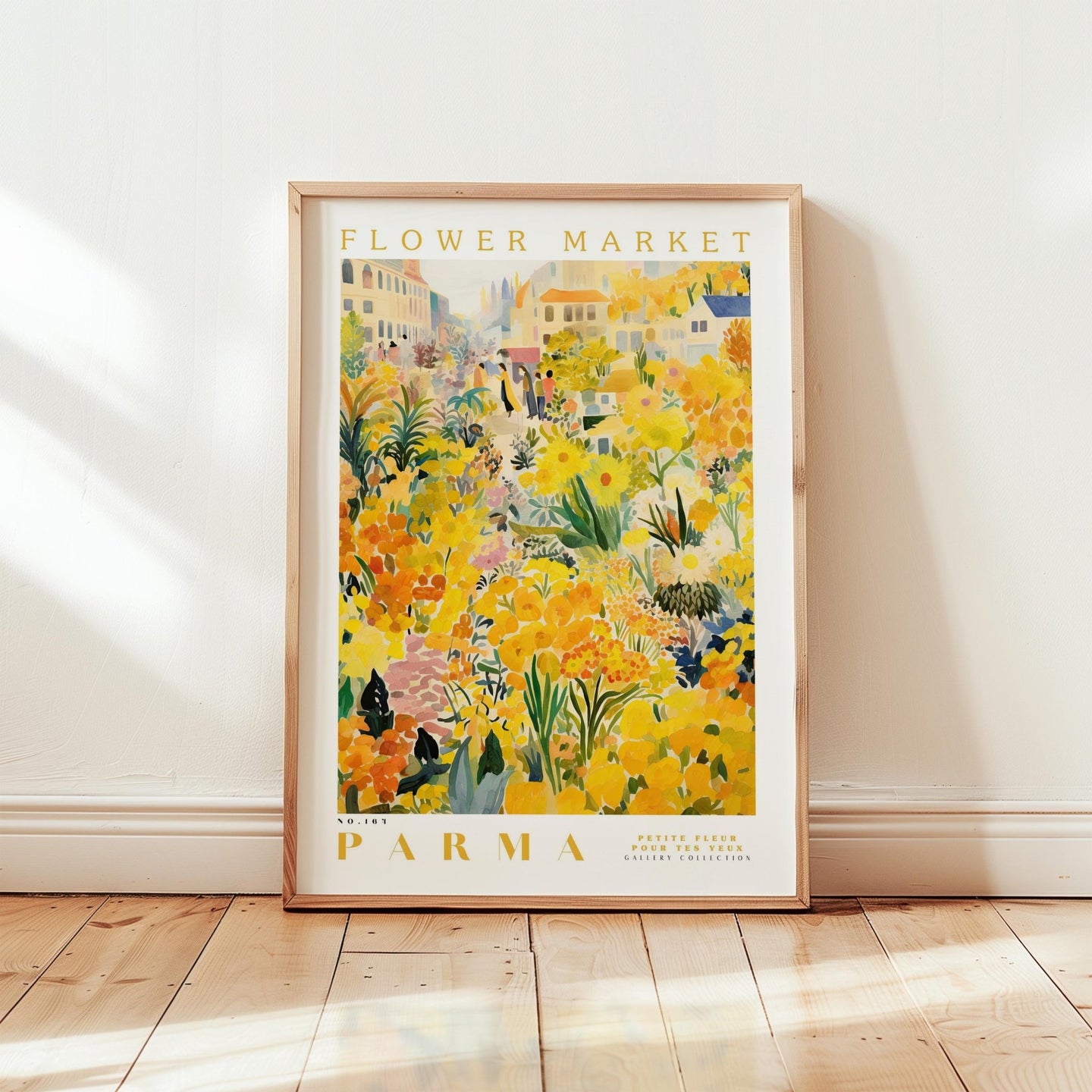 Parma Flower Market Poster - Poster - Flower Poster