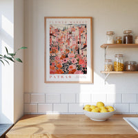 Patras Flower Market Poster - Print Material - Flower Poster