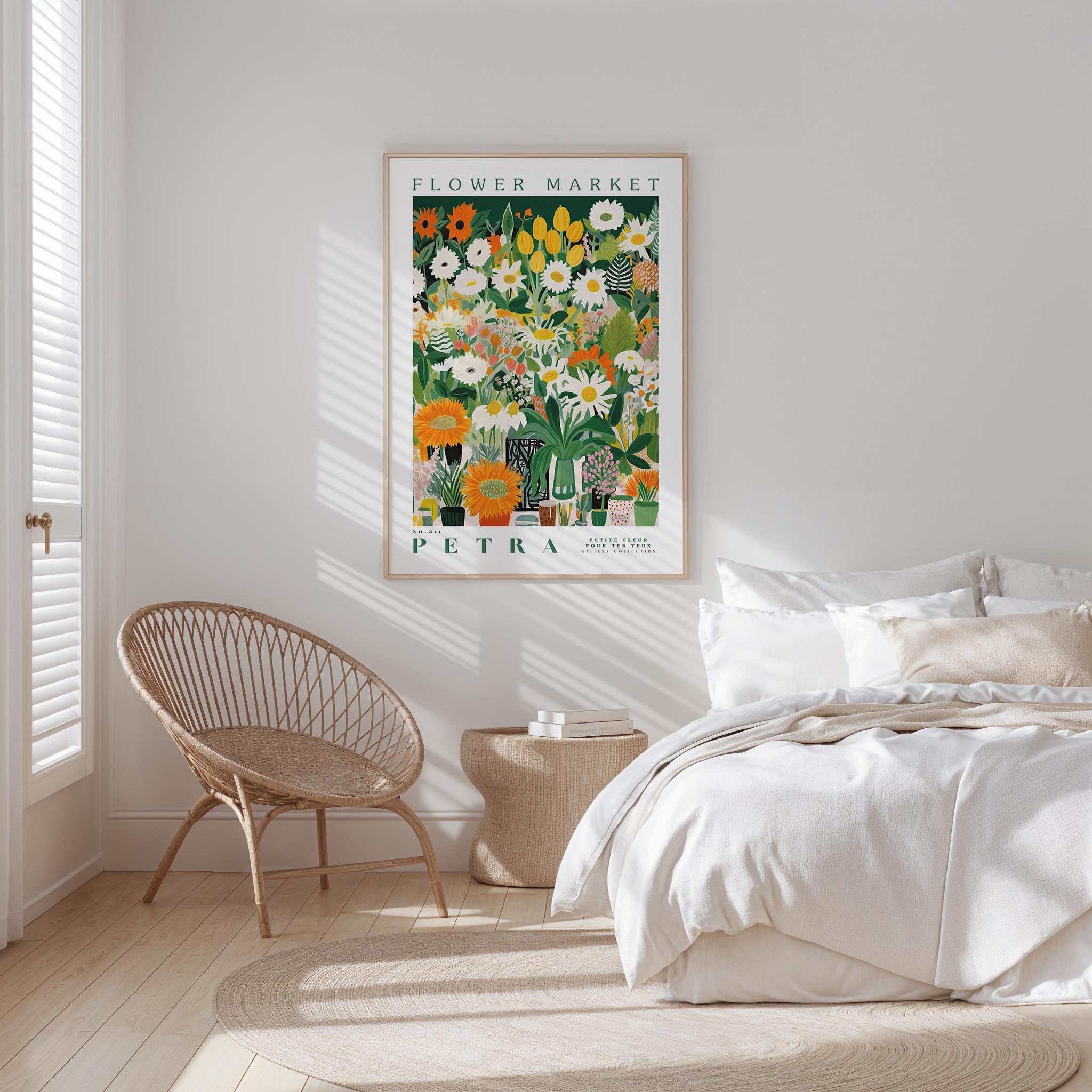 Petra Flower Market Poster - Poster - Flower Poster