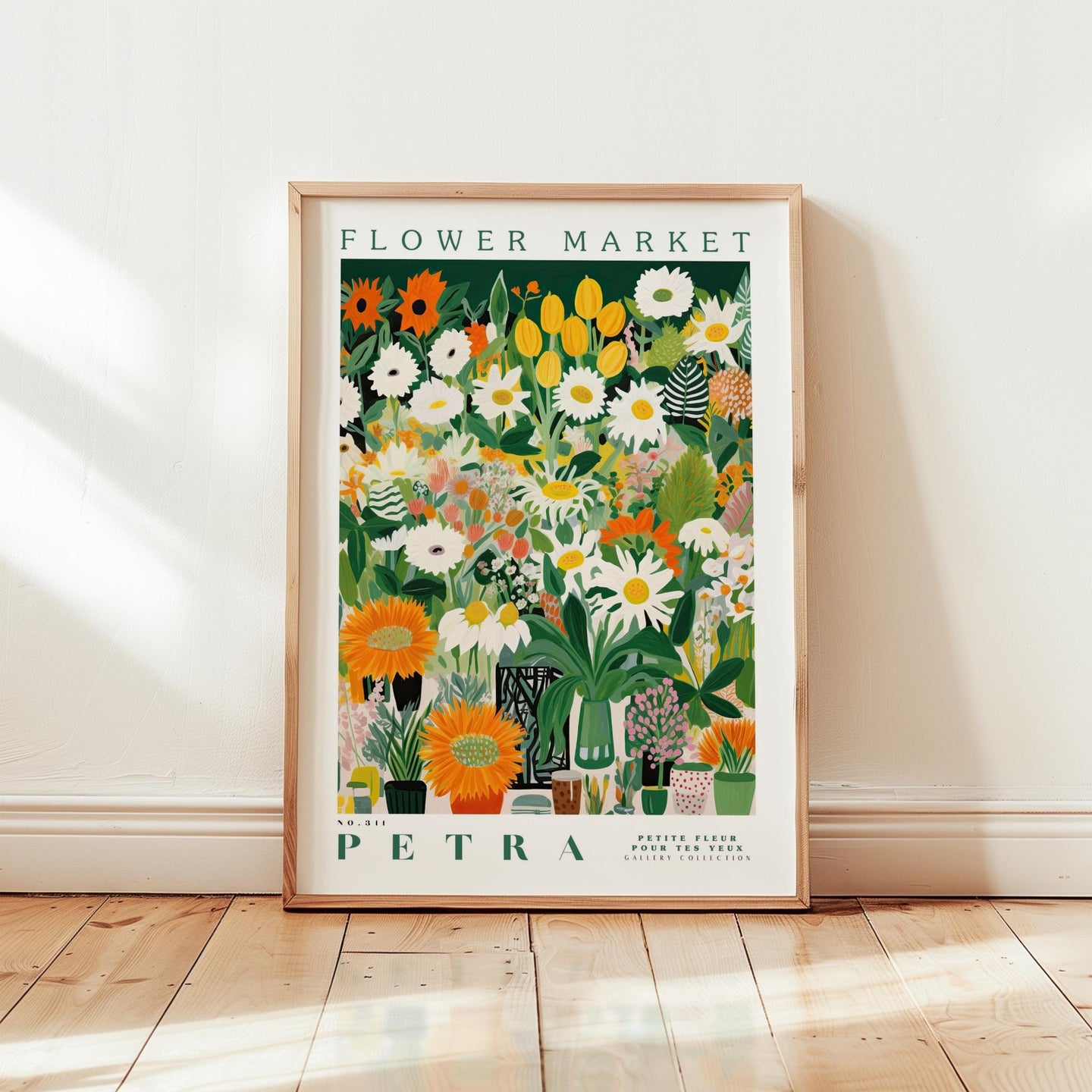 Petra Flower Market Poster - Poster - Flower Poster