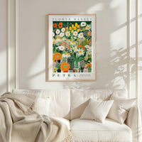 Petra Flower Market Poster - Poster - Flower Poster