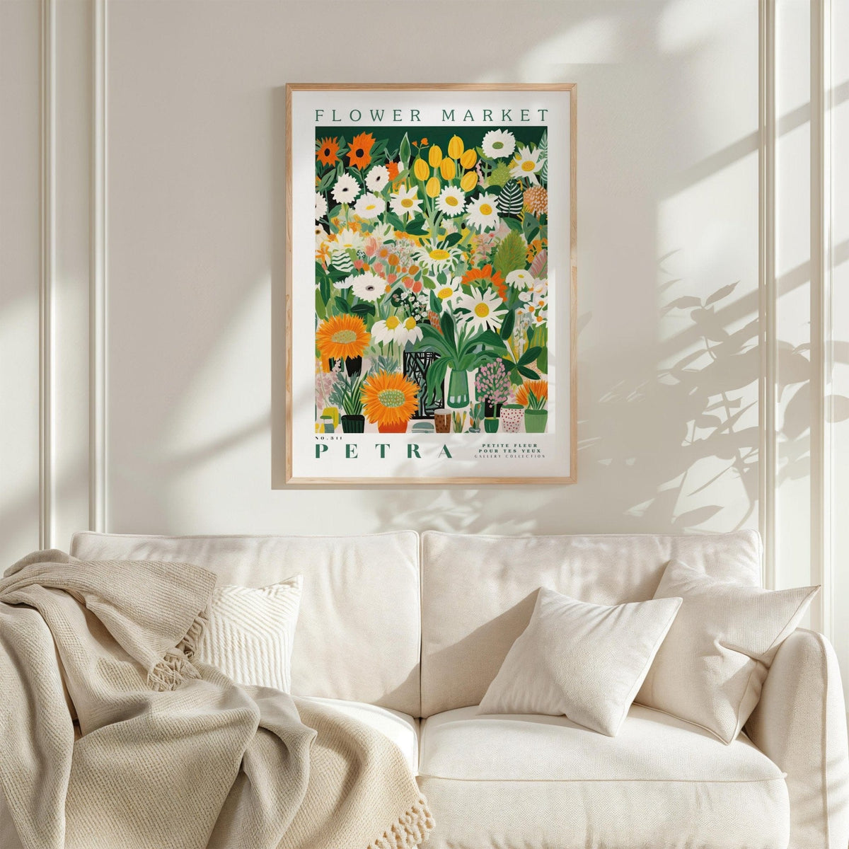 Petra Flower Market Poster - Poster - Flower Poster