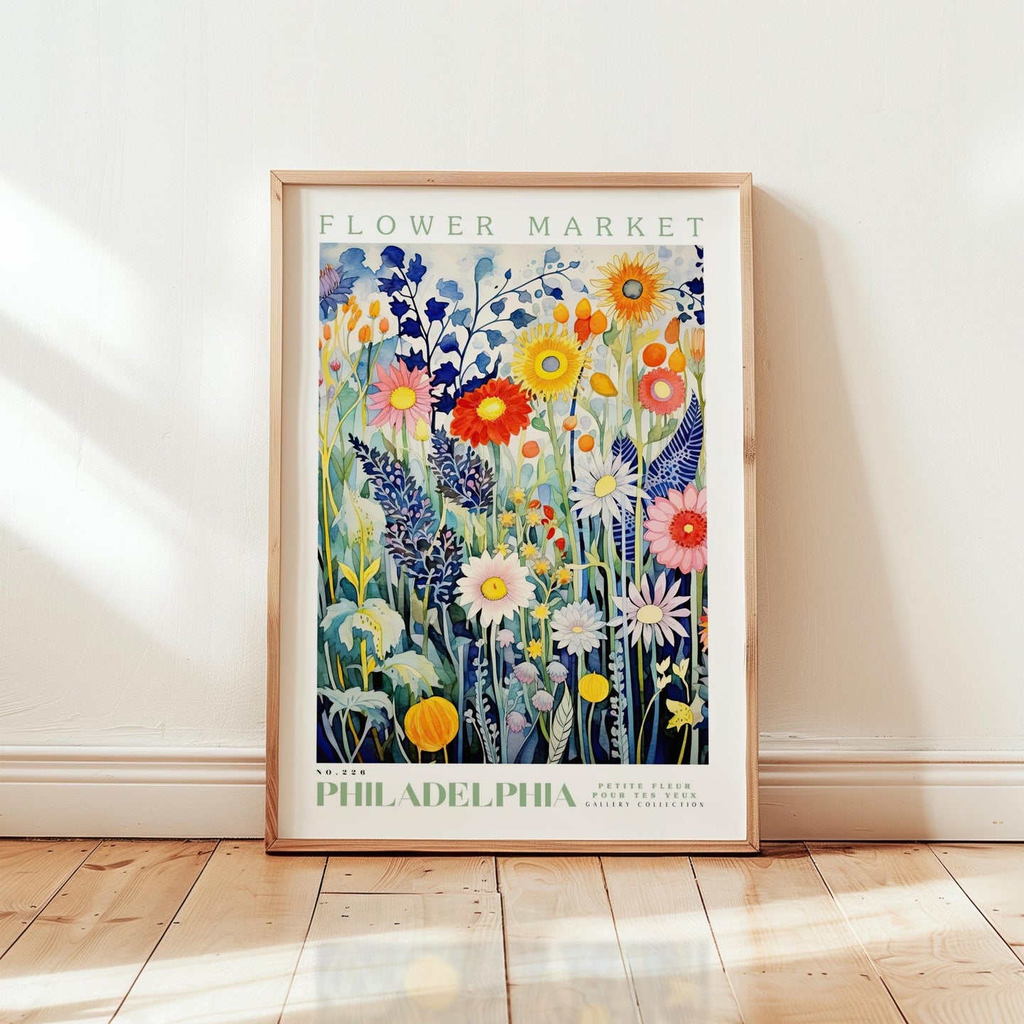 Philadelphia Flower Market Poster - Poster - Flower Poster