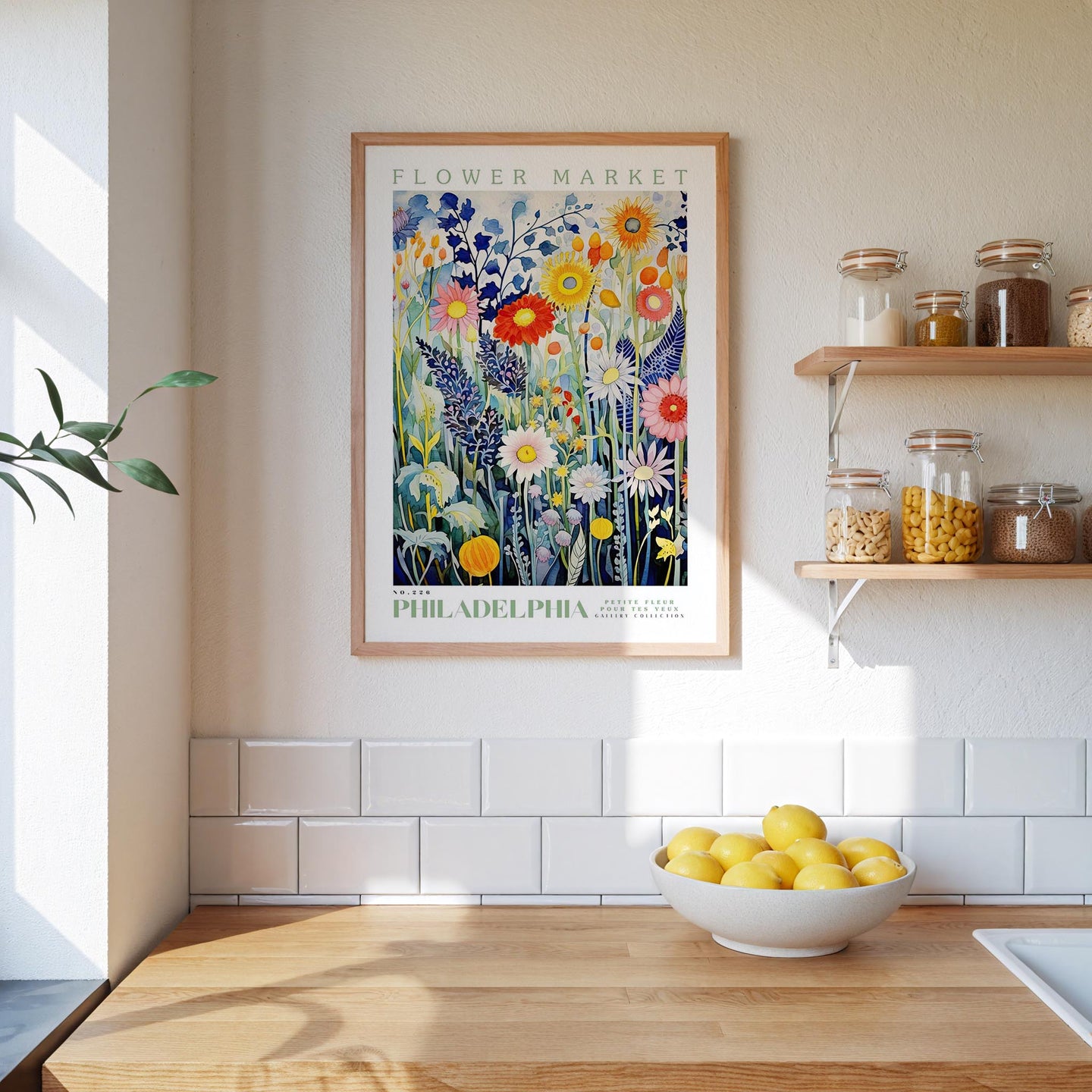 Philadelphia Flower Market Poster - Poster - Flower Poster
