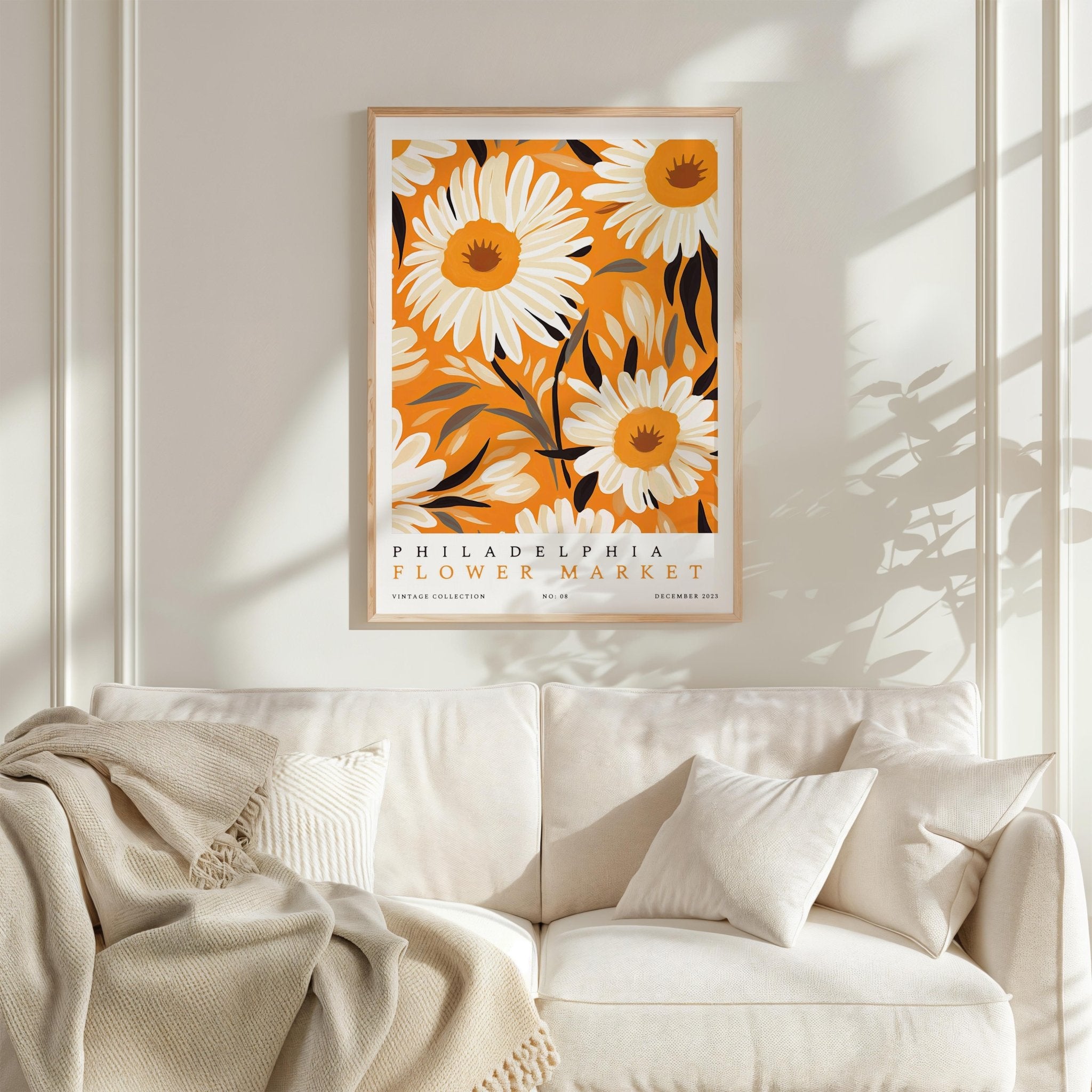 Philadelphia Flower Market Poster - Posters - Flower Poster
