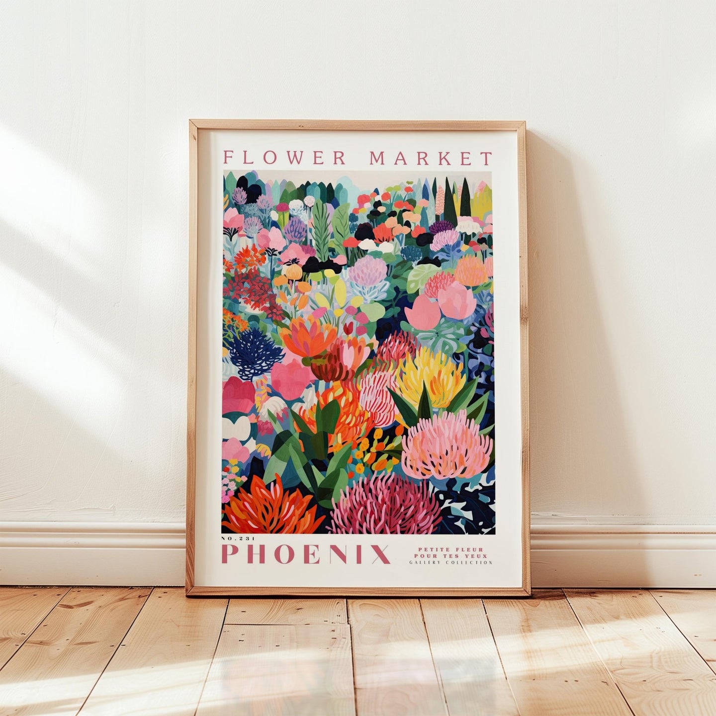 Phoenix Flower Market Poster - Poster - Flower Poster