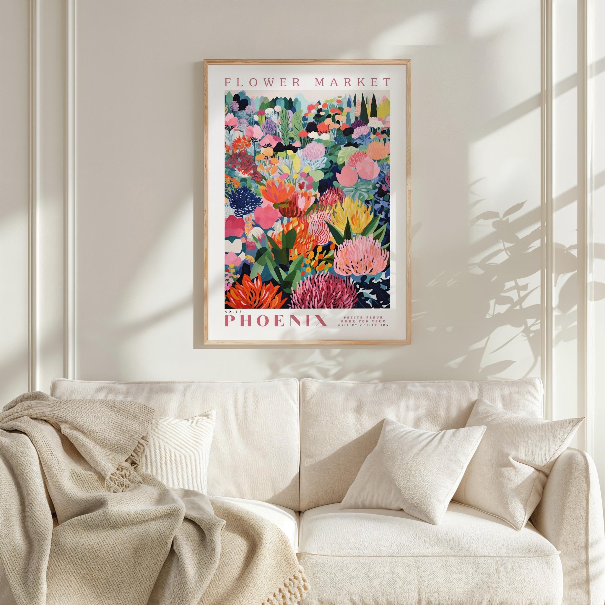 Phoenix Flower Market Poster - Poster - Flower Poster