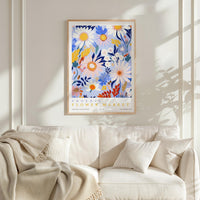 Phoenix Flower Market Poster - Posters - Flower Poster