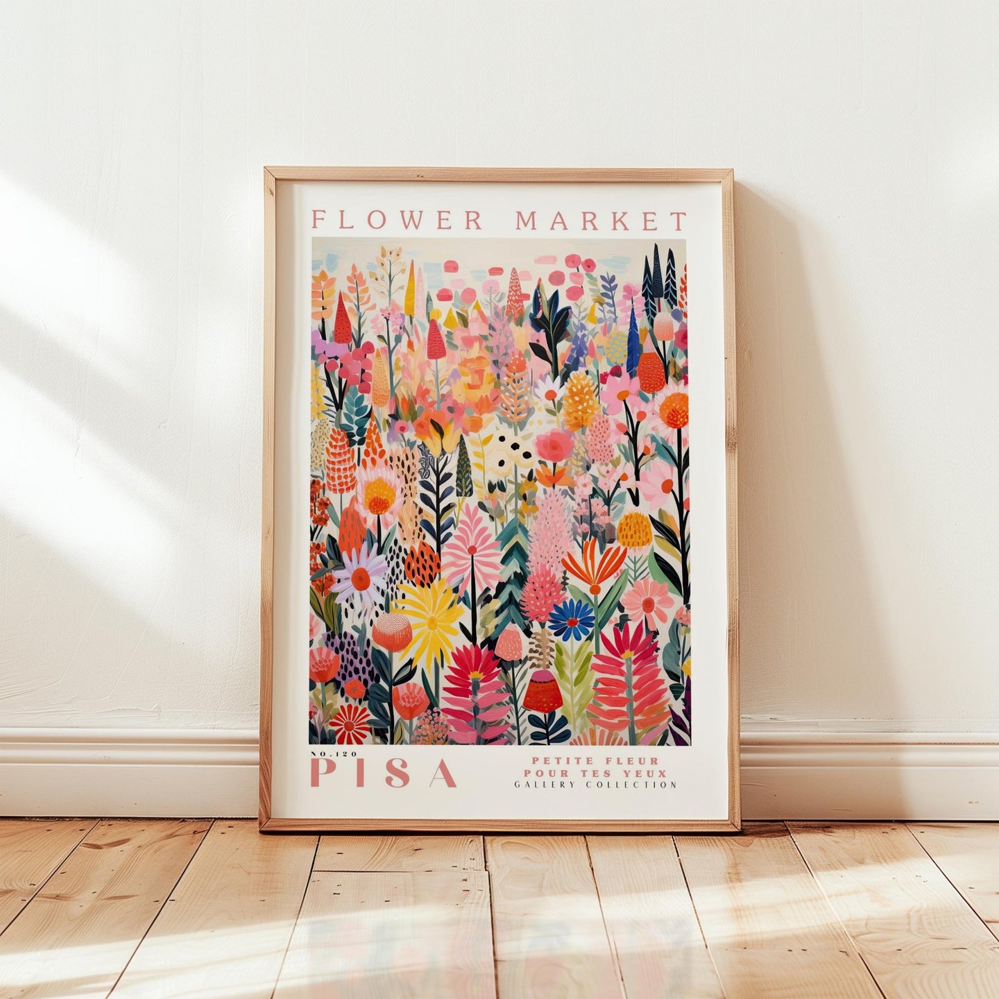 Pisa Flower Market Poster - Poster - Flower Poster