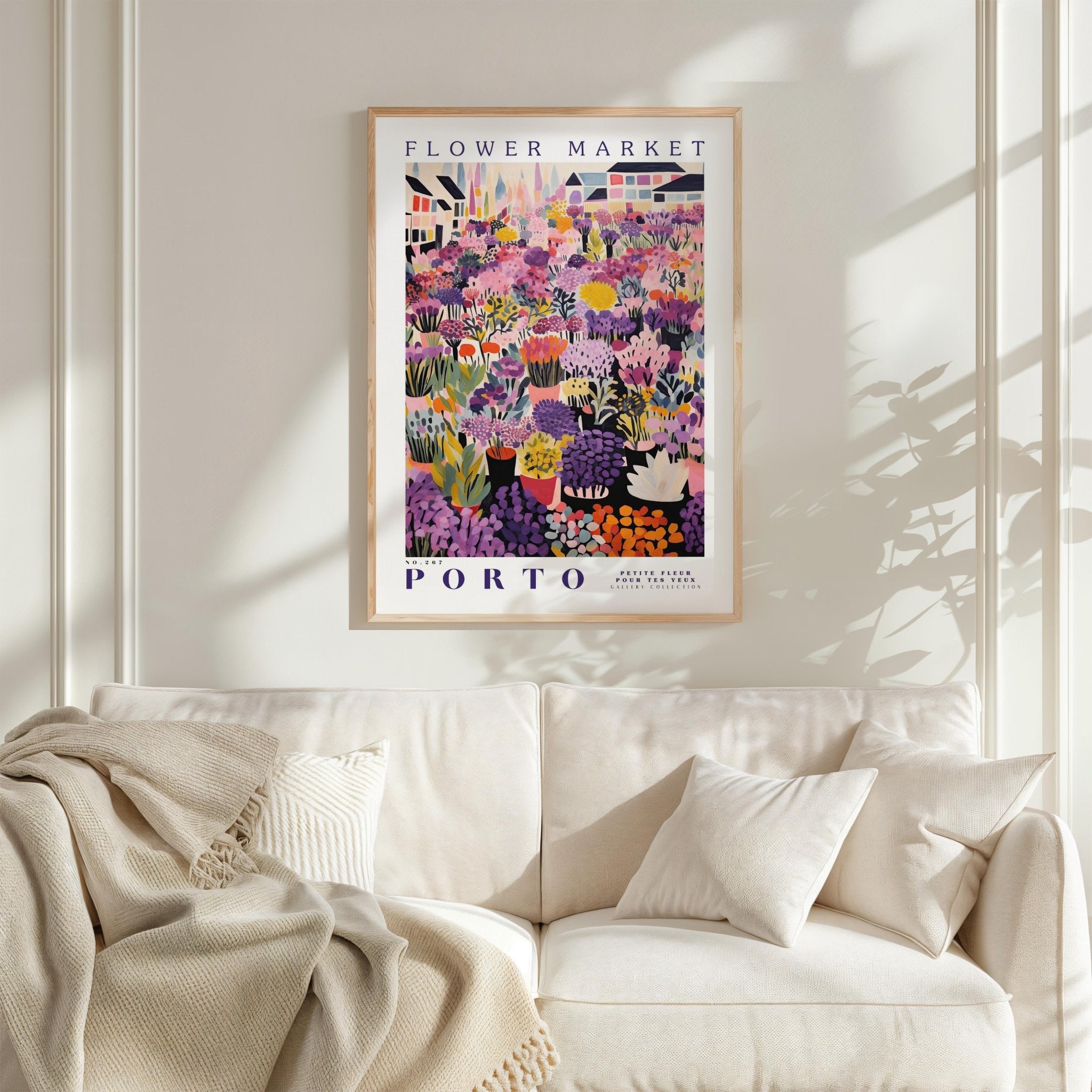 Porto Flower Market Poster - Poster - Flower Poster