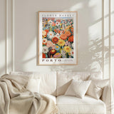 Porto Flower Market Poster - Posters - Flower Poster