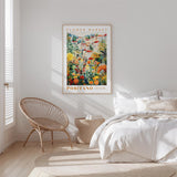 Positano Flower Market Poster - Posters - Flower Poster