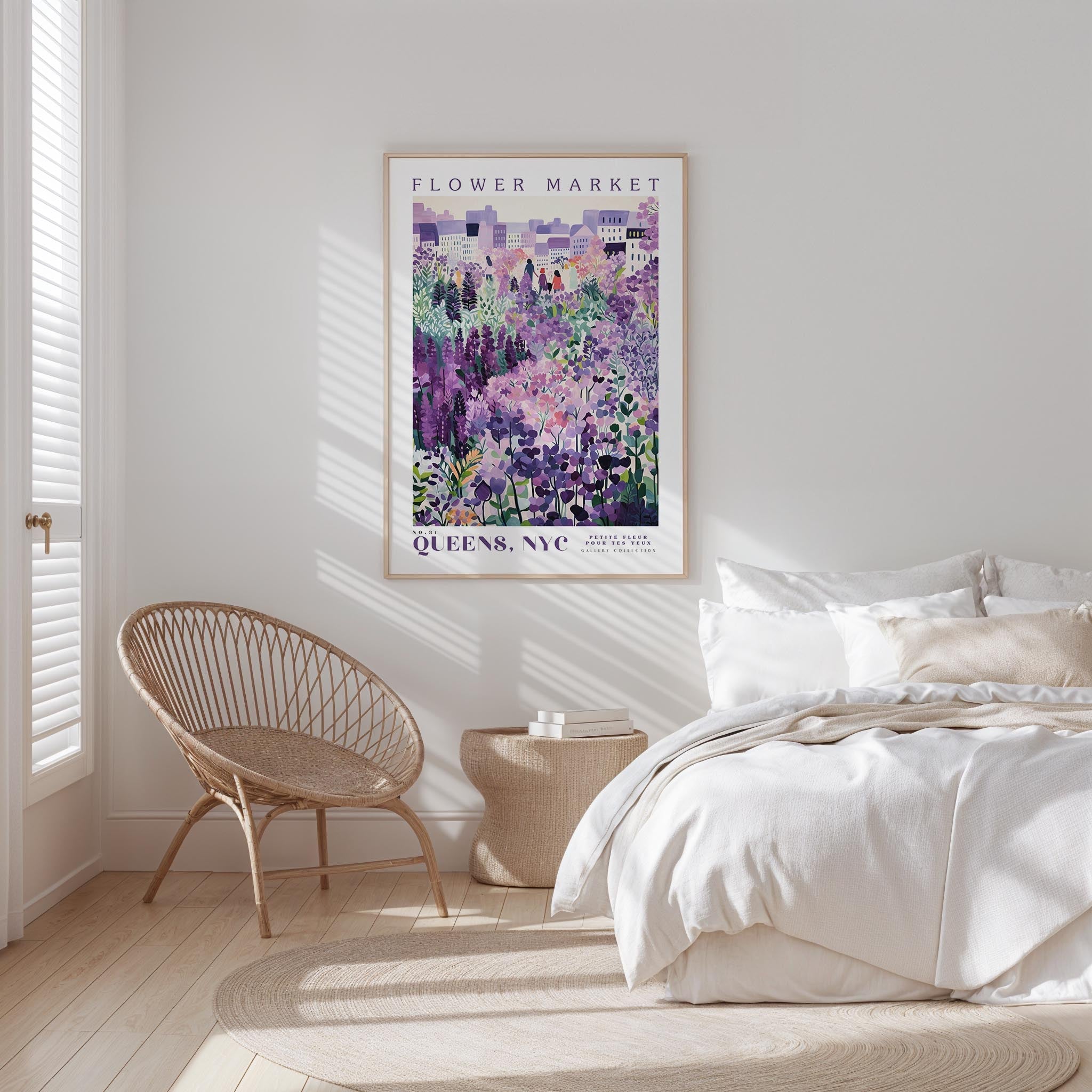 Queens Flower Market Poster - Posters - Flower Poster