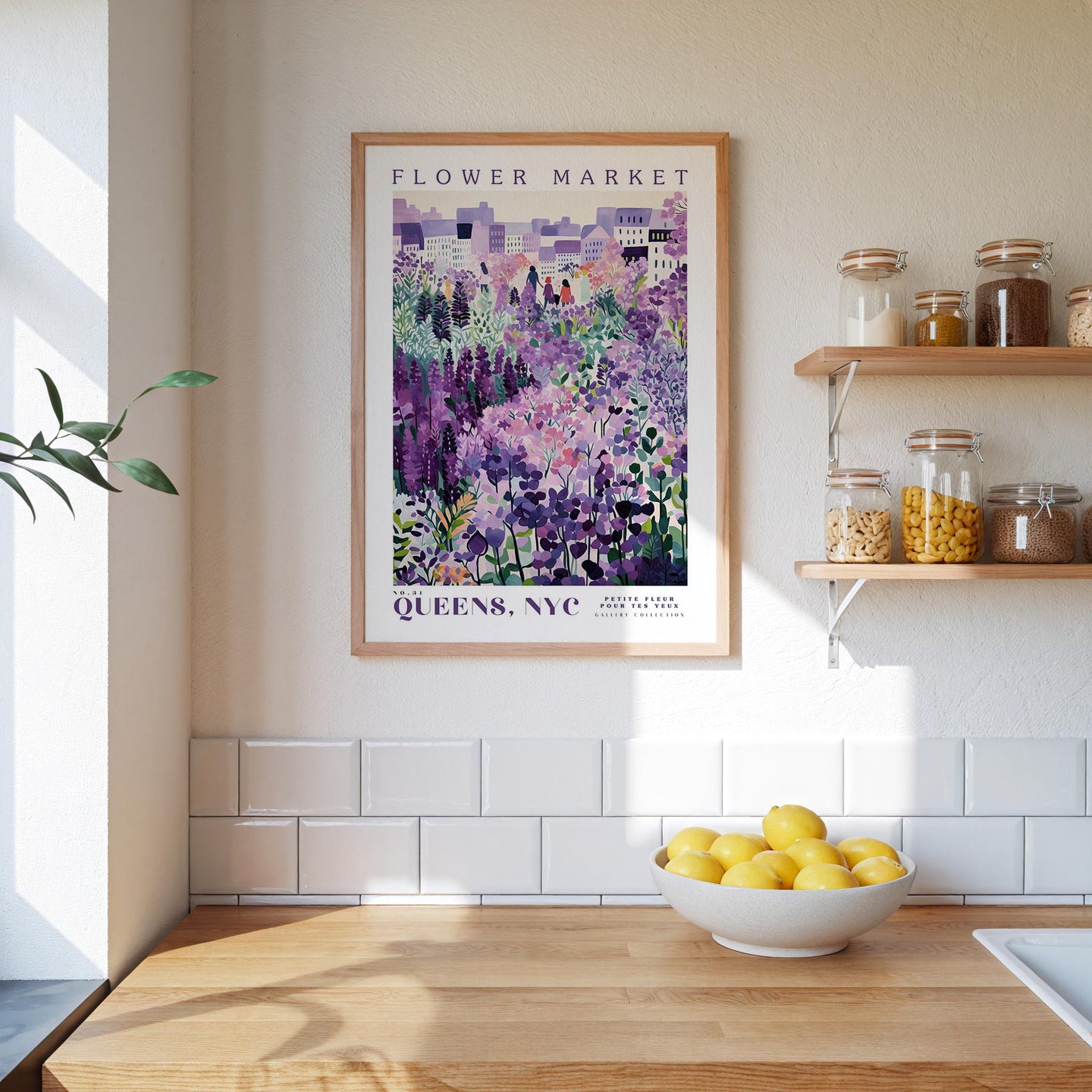 Queens Flower Market Poster - Posters - Flower Poster