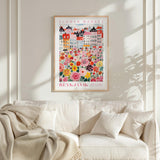 Reykjavik Flower Market Poster - Poster - Flower Poster