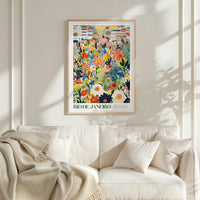 Rio De Janeiro Flower Market Poster - Posters - Flower Poster