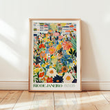 Rio De Janeiro Flower Market Poster - Posters - Flower Poster