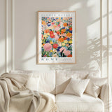 Rome Flower Market Poster - Posters - Flower Poster