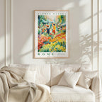 Rome Flower Market Poster - Posters - Flower Poster
