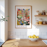 Rome Flower Market Poster - Posters - Flower Poster