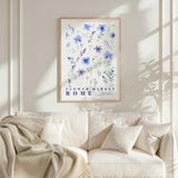 Rome Flower Market Poster - Posters - Flower Poster