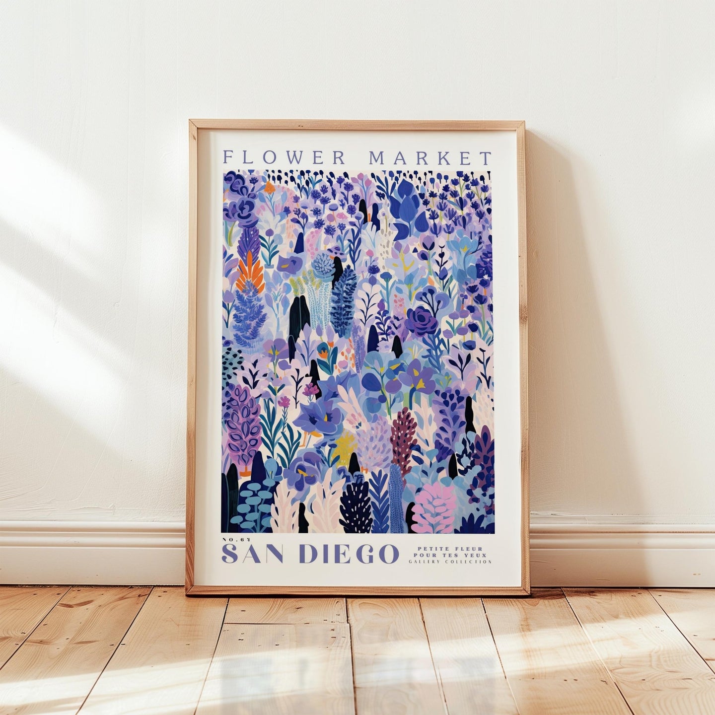 San Diego Flower Market Poster - Posters - Flower Poster