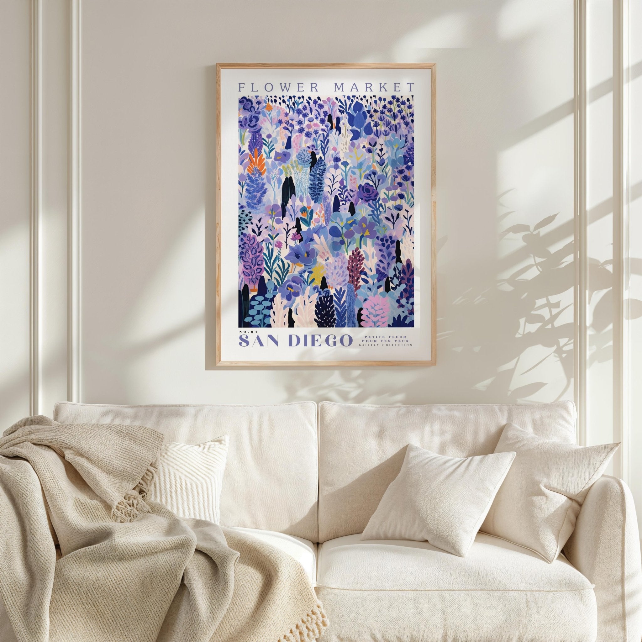 San Diego Flower Market Poster - Posters - Flower Poster