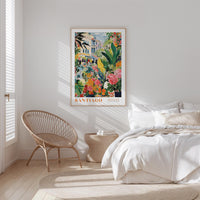 Santiago Flower Market Poster - Posters - Flower Poster
