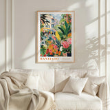 Santiago Flower Market Poster - Posters - Flower Poster