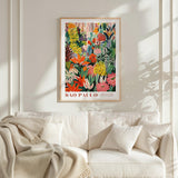 Sao Paulo Flower Market Poster - Posters - Flower Poster
