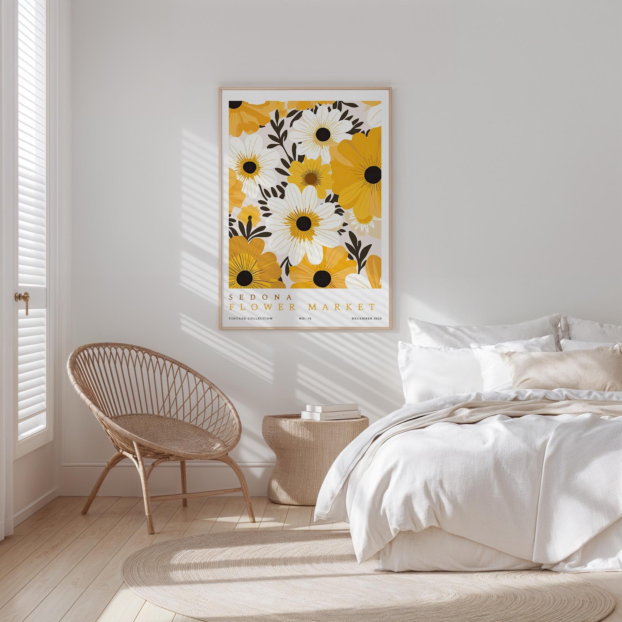 Sedona Flower Market Poster - Posters - Flower Poster