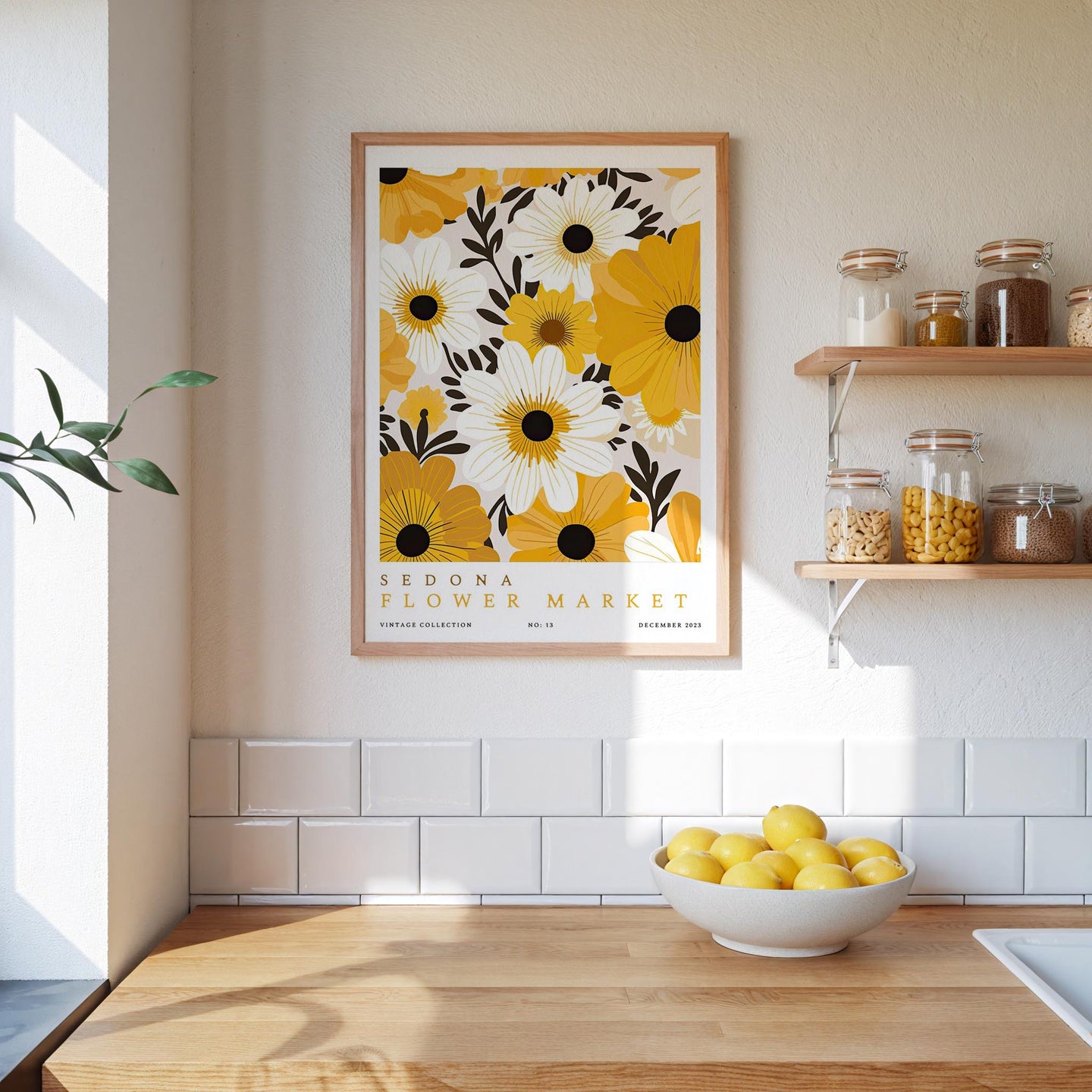 Sedona Flower Market Poster - Posters - Flower Poster