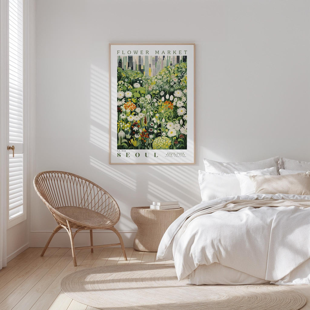 Seoul Flower Market Poster - Poster - Flower Poster