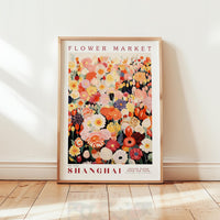 Shanghai Flower Market Poster - Poster - Flower Poster