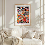 Singapore Flower Market Poster - Posters - Flower Poster