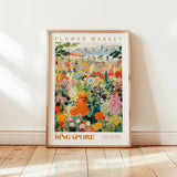 Singapore Flower Market Poster - Posters - Flower Poster