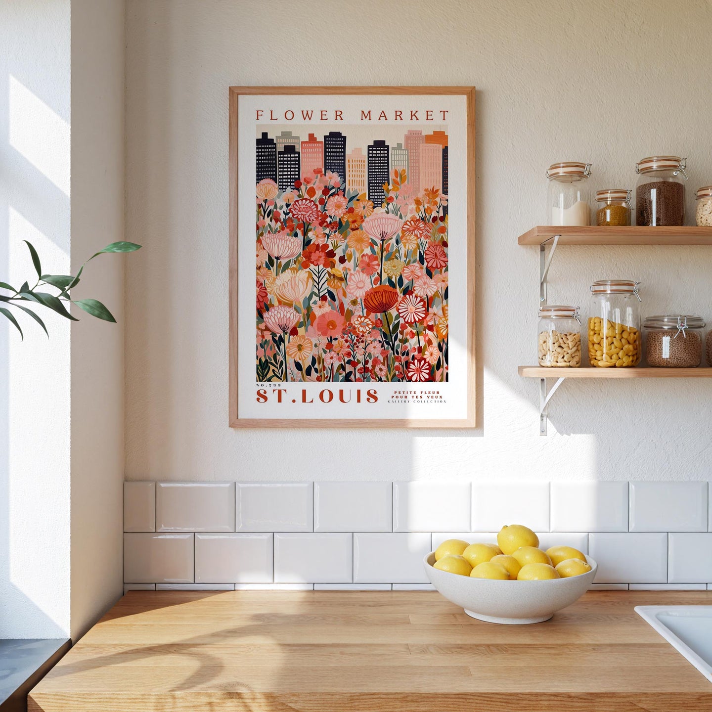 St. Louis Flower Market Poster - Poster - Flower Poster