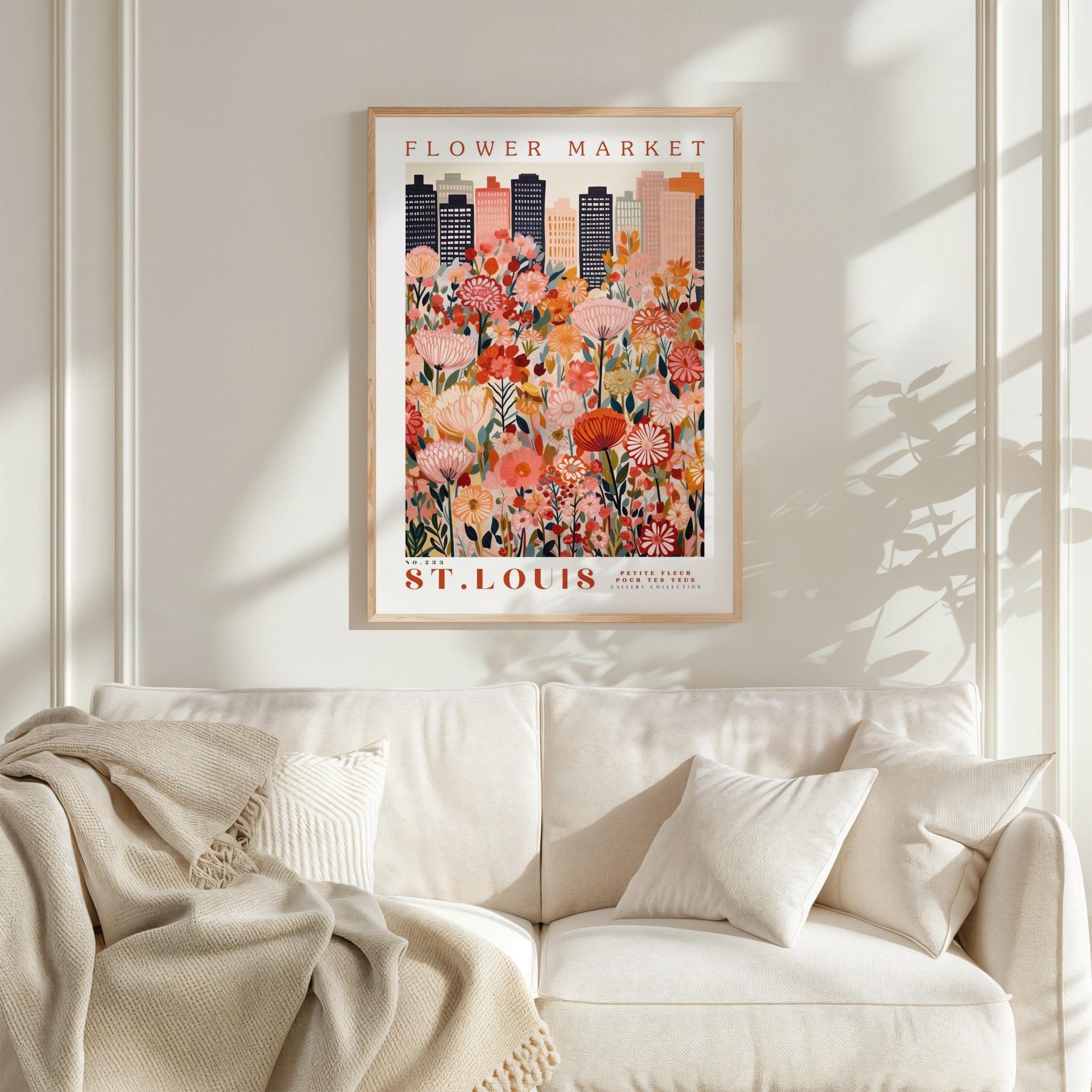 Flower Market Prints | Colorful City-Inspired Wall Art – Flower Poster