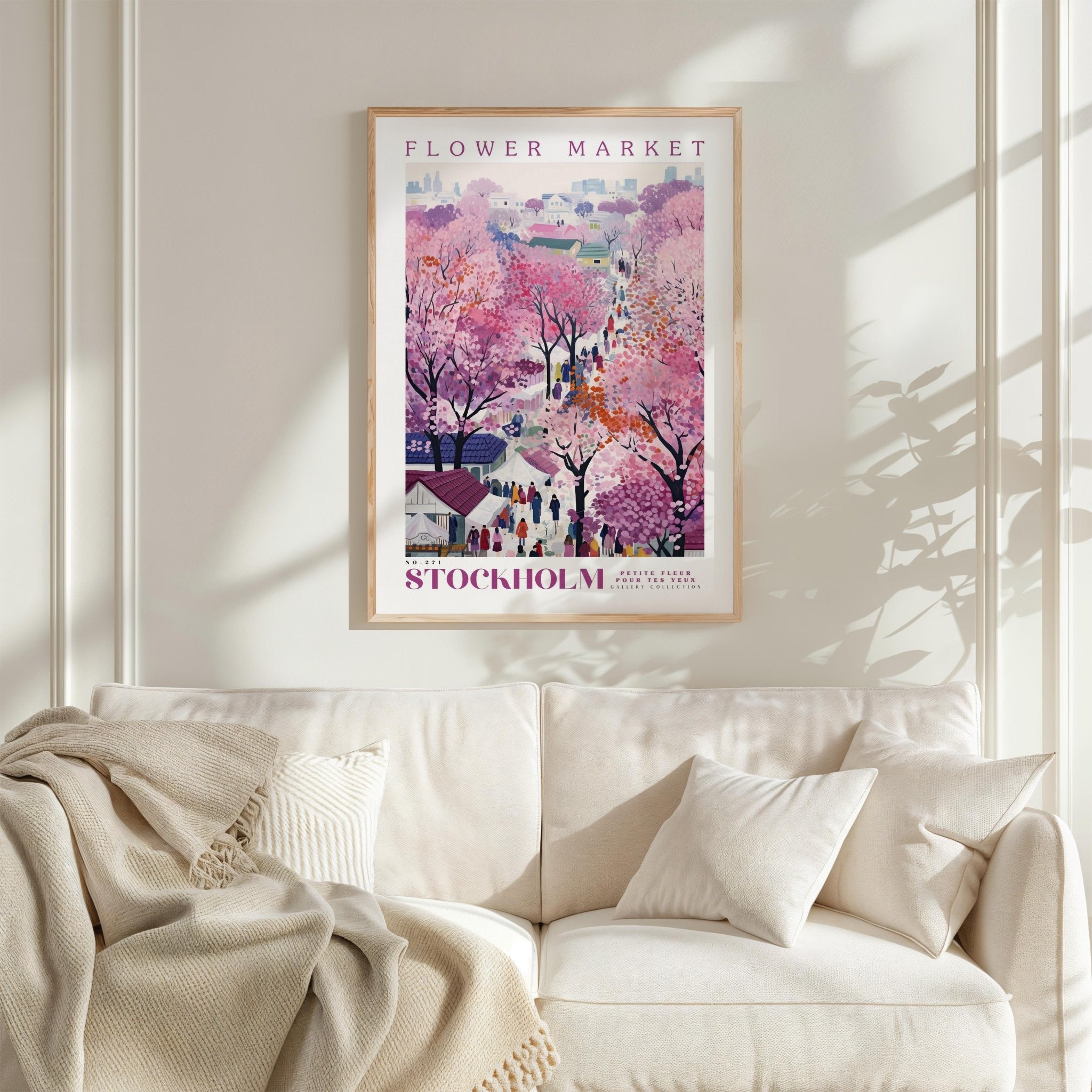 Stockholm Flower Market Poster - Poster - Flower Poster
