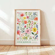 Stockholm Flower Market Poster - Posters - Flower Poster
