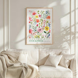 Stockholm Flower Market Poster - Posters - Flower Poster