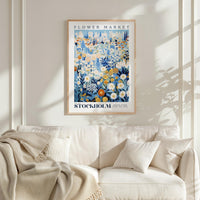 Stockholm Flower Market Poster - Posters - Flower Poster