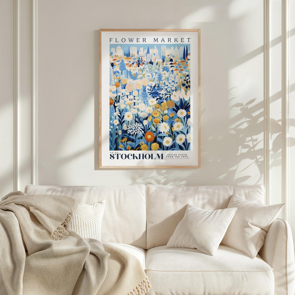 Stockholm Flower Market Poster - Posters - Flower Poster