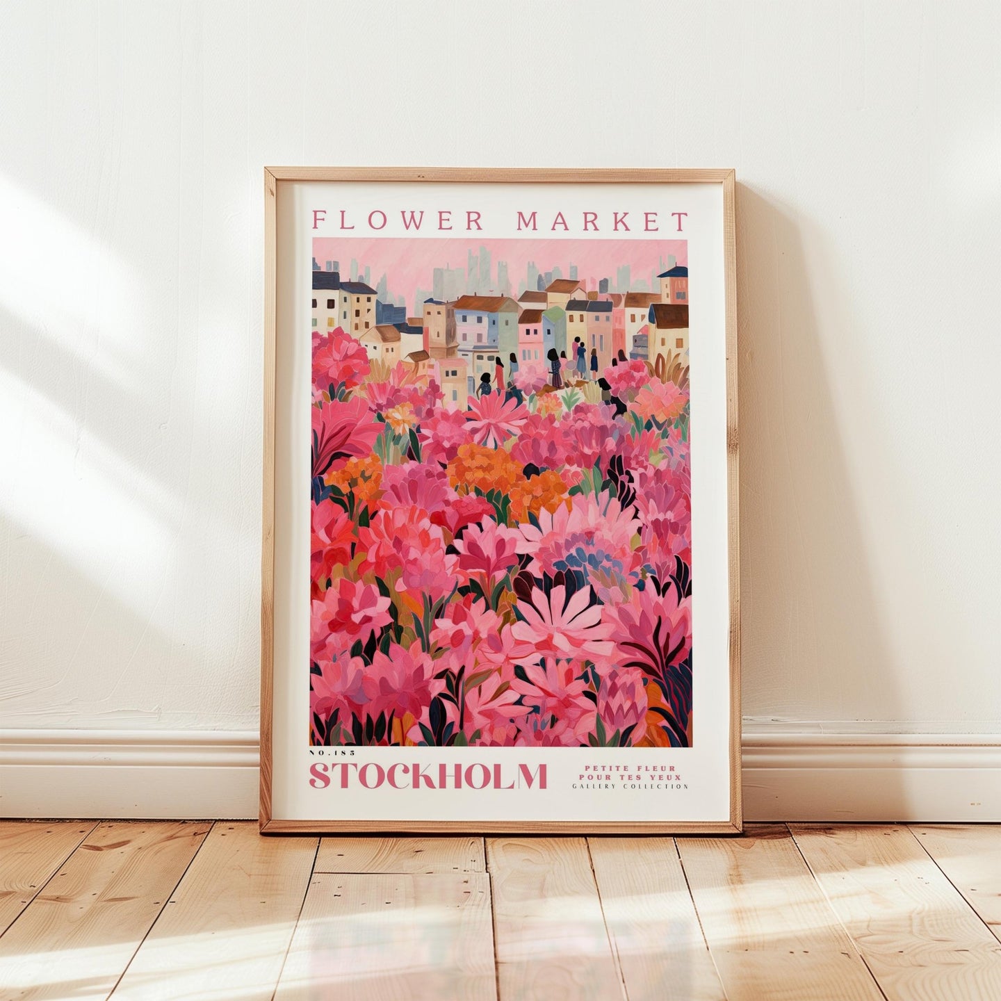 Stockholm Flower Market Poster - Posters - Flower Poster