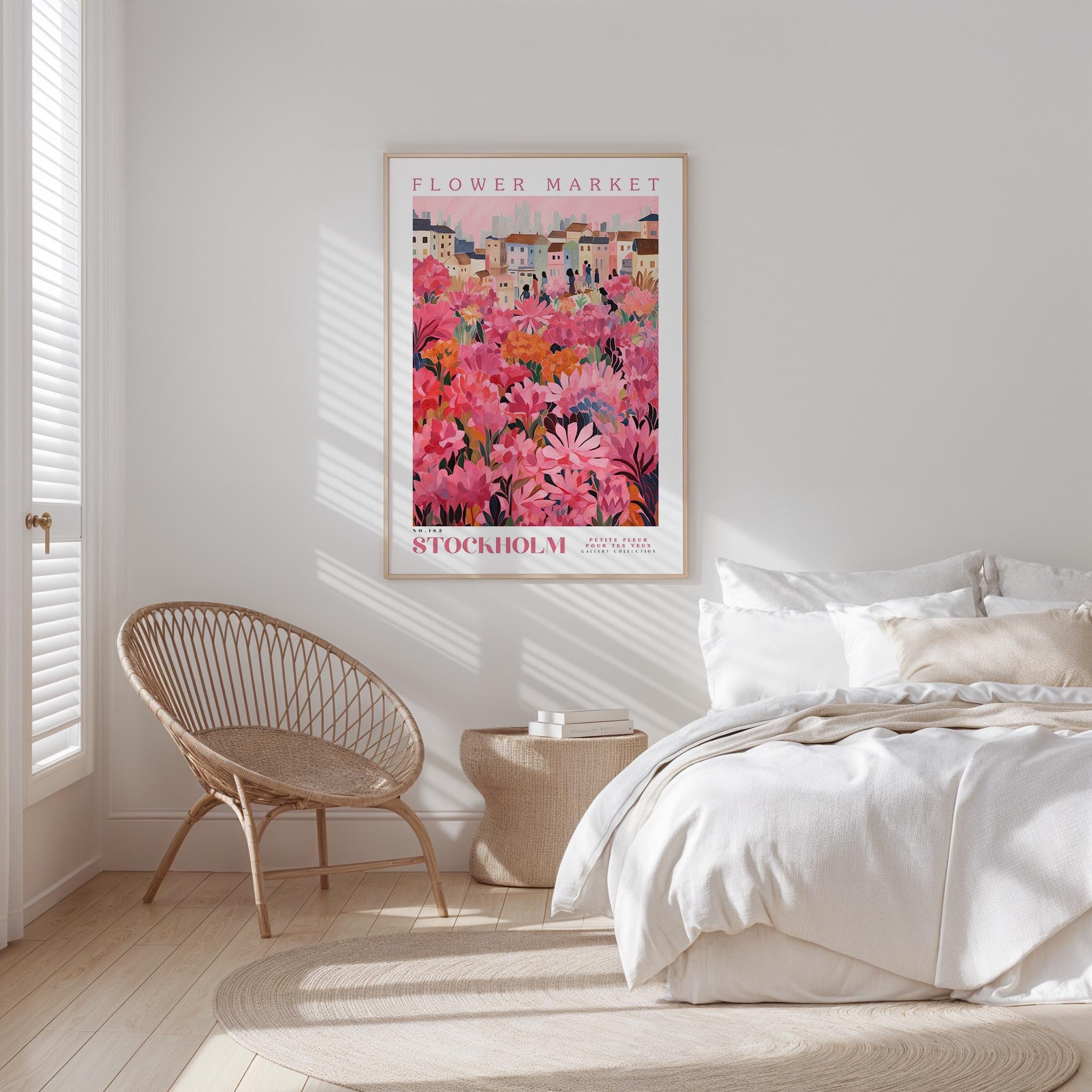 Stockholm Flower Market Poster - Posters - Flower Poster