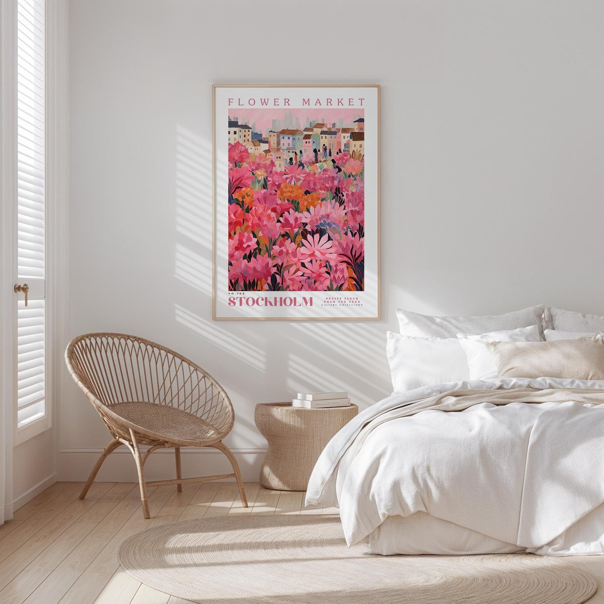 Stockholm Flower Market Poster - Posters - Flower Poster