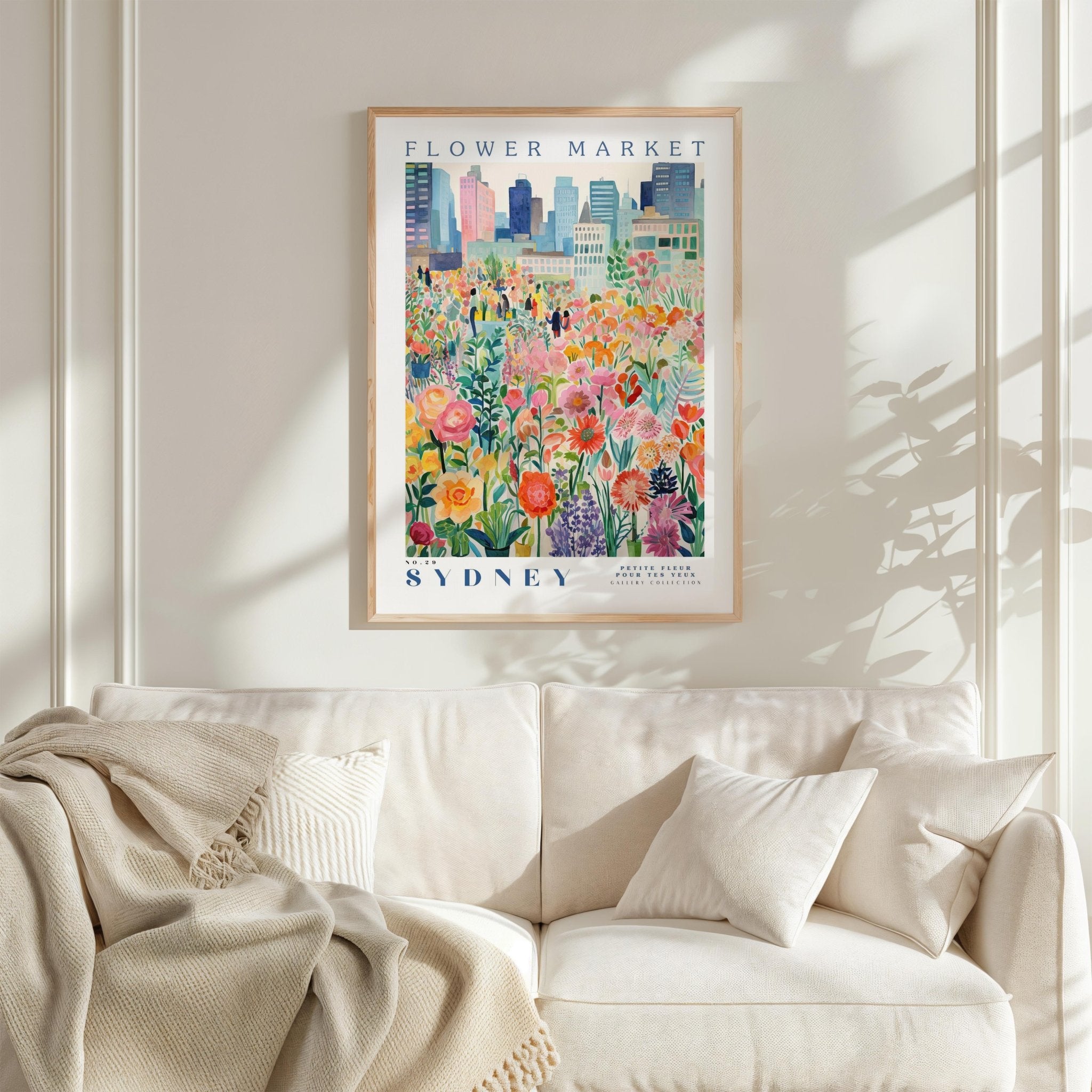 Sydney Flower Market Poster - Posters - Flower Poster