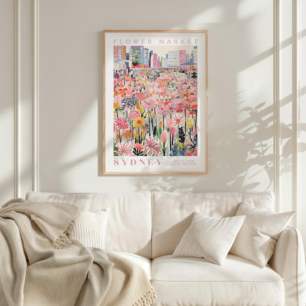 Sydney Flower Market Poster - Posters - Flower Poster