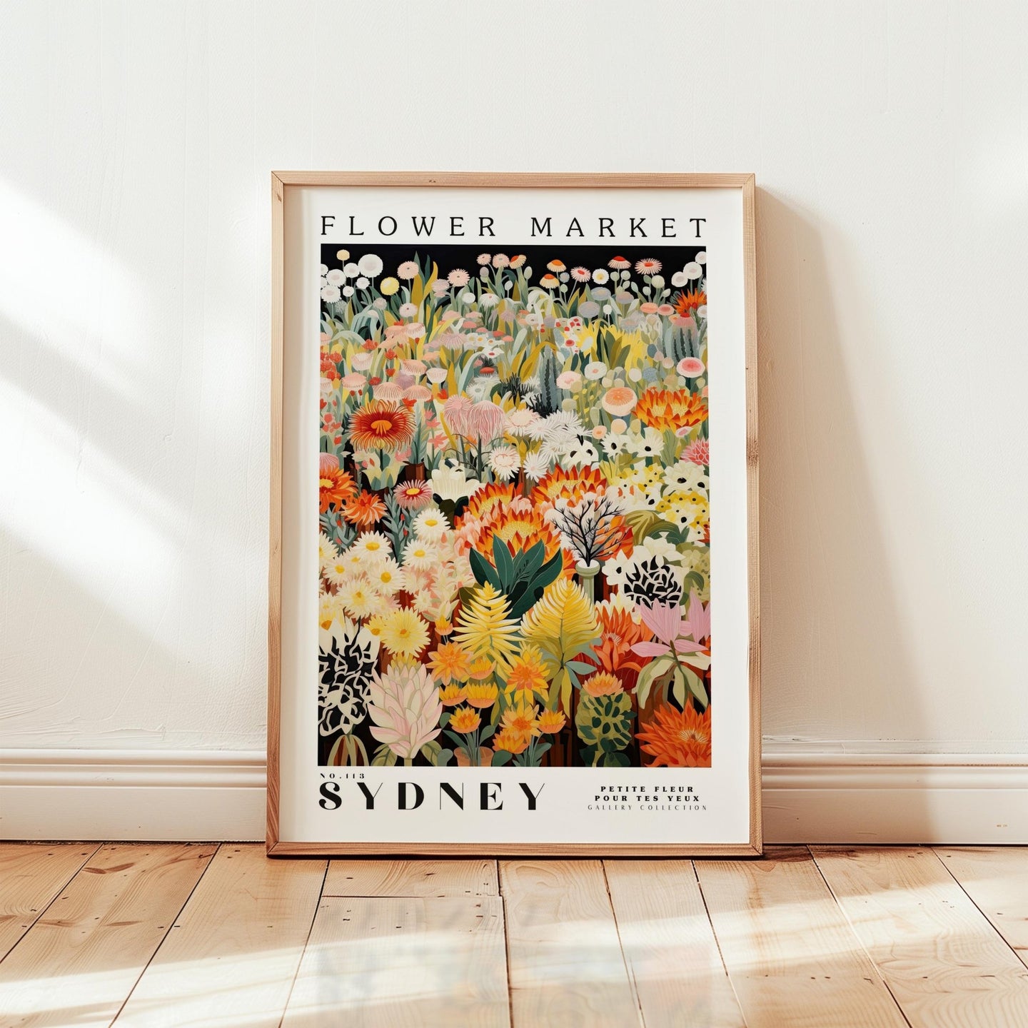 Sydney Flower Market Poster - Posters - Flower Poster