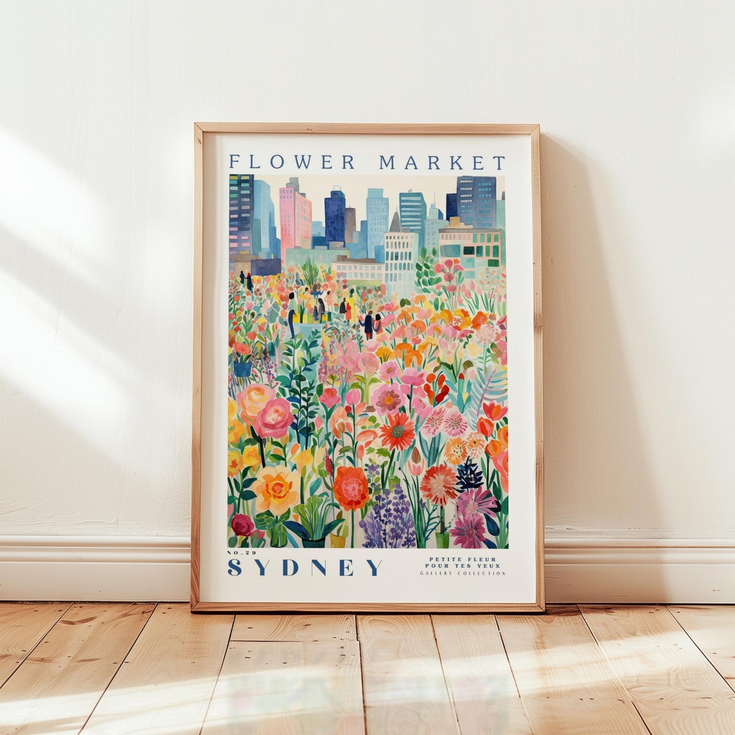Sydney Flower Market Poster - Posters - Flower Poster